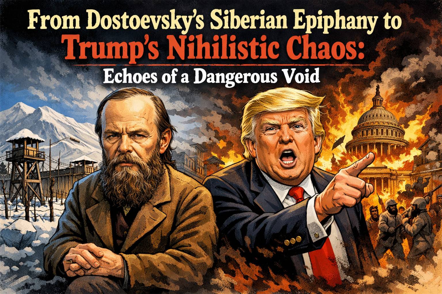 From Dostoevsky's Siberian Epiphany to Trump's Nihilistic Chaos Echoes of a Dangerous Void