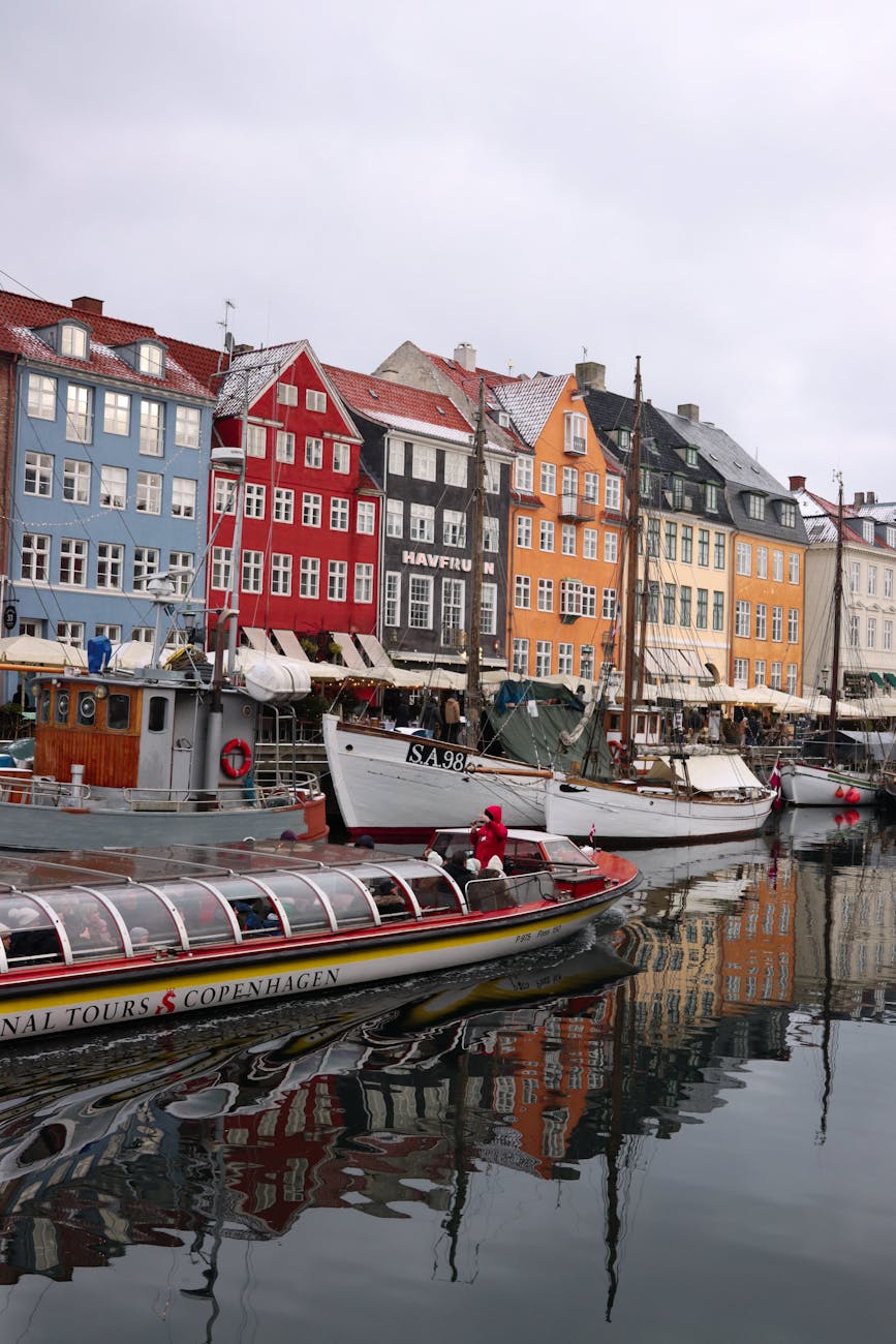 colorful nyhavn canal in copenhagen denmark. Denmark's Social Democrats Surge in Election Victory, Riding Anti-Trump Wave